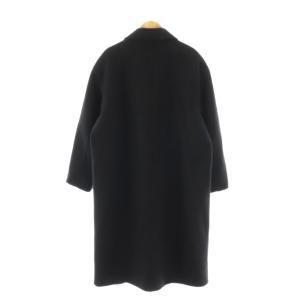 BALLSEY ウールカシミヤリバー チェスターコート 34 ブラック