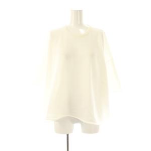 25SS LEVITA コットンハーフスリーブプルオーバー ニット カットソー F オフホワイト /DO