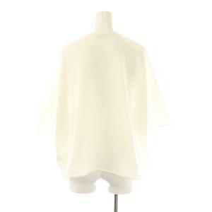 IENA 25SS LEVITA コットンハーフスリーブプルオーバー ニット カットソー F オフホワイト /DO