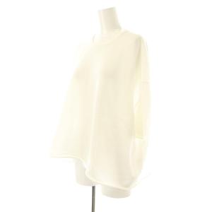 IENA 25SS LEVITA コットンハーフスリーブプルオーバー ニット カットソー F オフホワイト /DO