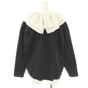 KUMIKYOKU 組曲 ×setsuko sagittaire 二点セット デザインカラーブラウスコンビ ニット セーター プルオーバー