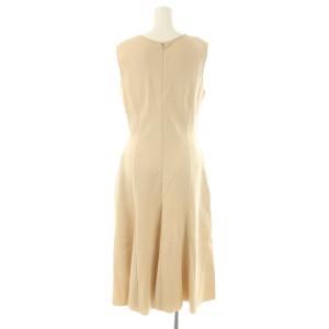 FOXEY BOUTIQUE ノースリーブワンピース 42 ライトベージュ 19742 /DO OS