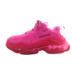 TRIPLE S スニーカー US6 ショッキングピンク 544351