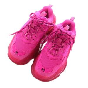 BALENCIAGA TRIPLE S スニーカー US6 ショッキングピンク 544351