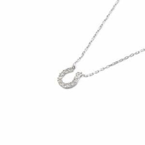 ホースシュー ネックレス ペンダント シルバー色 /SR