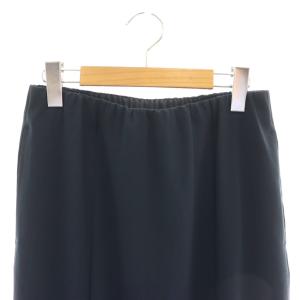 GALLARDAGALANTE ジャージマーメイドスカート フレア マキシ ロング F 紺 ネイビー /AT OS