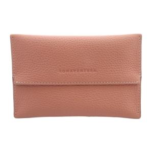レザーティッシュケース ロゴ ピンク /SR
