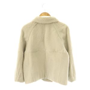 ADORE ラビットファージャケット 総裏地 38 ライトベージュ /DO OS