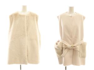 24AW リバーシブル3WAYファージレ XS ピンク