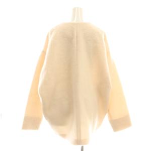 yori シャギージャケット ノーカラーコート ミドル F アイボリー /AT OS