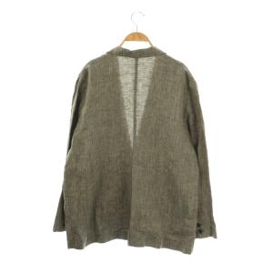 Spick&Span 24SS リネンエアリージャケット テーラード 40 グレー /HK OS