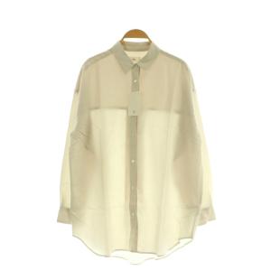 20SS Ly/Pツイルオーバーシャツ 長袖 38 生成 /MY OS