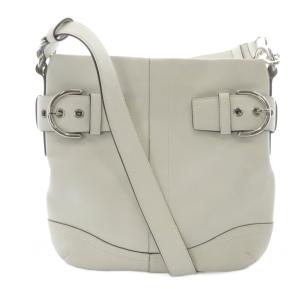 レザー クロスボディ ショルダーバッグ 白 ホワイト 1452 /SR