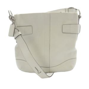 COACH レザー クロスボディ ショルダーバッグ 白 ホワイト 1452 /SR
