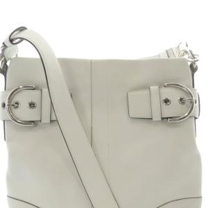 COACH レザー クロスボディ ショルダーバッグ 白 ホワイト 1452 /SR