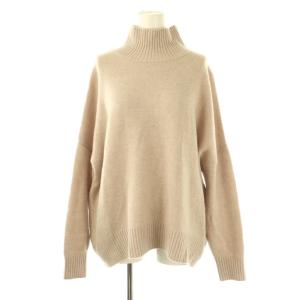 ウールタートルネックニット セーター 38 ベージュ /DO OS
