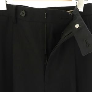 AURALEE オーラリー LIGHT WOOL MAX GABARDINE SLACK パンツ スラックス 1 紺 ネイビー