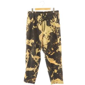 kagozome easy pant パンツ テーパード 総柄 5 ベージュ /HK OS SH