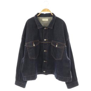 SHORT DENIM JACKETデニムジャケット Gジャン 2 ネイビー /HK OS SH