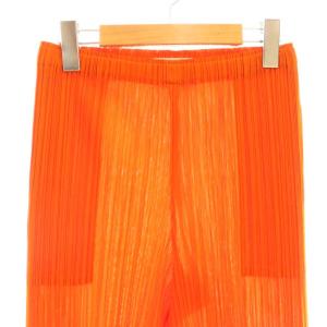 PLEATS PLEASE ISSEY MIYAKE プリーツパンツ イージー 4 オレンジ /CX OS SH