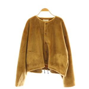 エコファージャケット ノーカラー 2 茶 ブラウン /AT OS SH