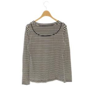 BURBERRY BLUE LABEL Tシャツ ボーダー ロゴ 長袖 カットソー /AB OS