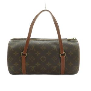 LOUIS VUITTON パピヨン26 ミニハンドバッグ モノグラム ブラウン M51386