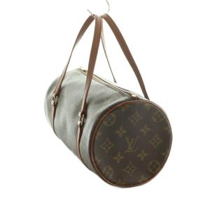 LOUIS VUITTON パピヨン26 ミニハンドバッグ モノグラム ブラウン M51386