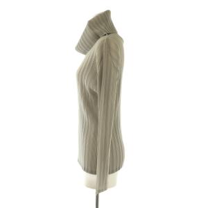 PLEATS PLEASE ISSEY MIYAKE イッセイミヤケ プリーツハイネックカットソー 長袖 3 グレー /DF OS