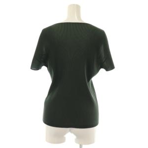 PLEATS PLEASE ISSEY MIYAKE 半袖カットソー 3 ダークグリーン 濃緑 プリーツ /CX OS