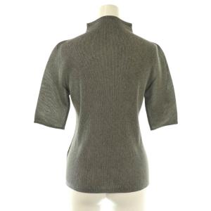 PLEATS PLEASE ISSEY MIYAKE イッセイミヤケ プリーツハイネックカットソー 五分袖 03 チャコールグレー /ES OS