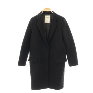 チェスターコート ロング 総裏地 ブラック /DO OS