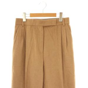 Max Mara TAILLEUR SARTORIALE 23年製 キャメル タックパンツ ワイドパンツ 40 ベージュ