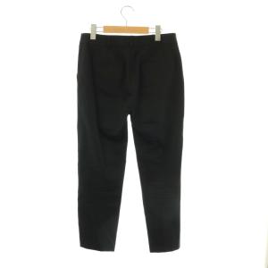 Max Mara 23年製 白タグ コットン パンツ テーパードパンツ 42 ブラック /DF OS