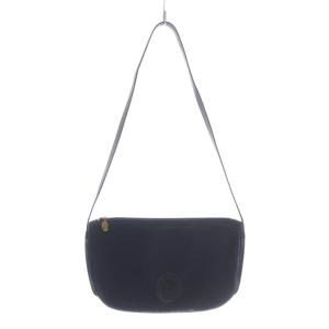 トロッター ショルダーバッグ ロゴ 紺 ネイビー /SR OH