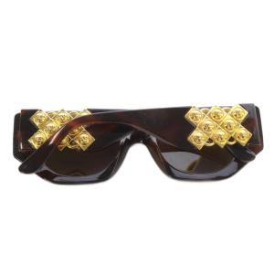 GIANNI VERSACE メデューサ ヴィンテージ サングラス 茶色 ブラウン 420/D /SR
