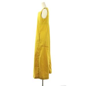S Max Mara ノースリーブワンピース 36 イエロー /DO OS