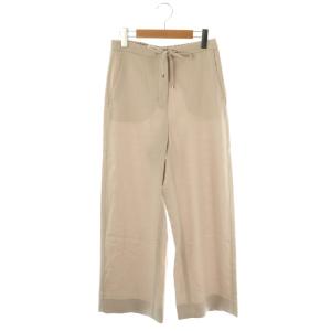 23年製 ウール イージーパンツ ストレート 40 ピンクベージュ /AT OS