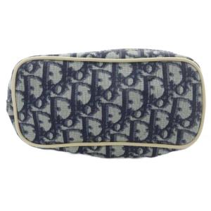 Christian Dior トロッター ポーチ 紺 ネイビー /SR OH