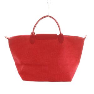 Longchamp ル・プリアージュ トートバッグ ホースロゴ レッド 赤 /MI OS