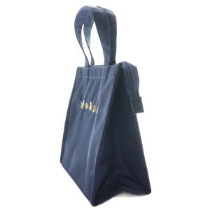 FEILER ランチバッグ ハンド ハイジ 紺 ネイビー HEEM-241382 /SS OS