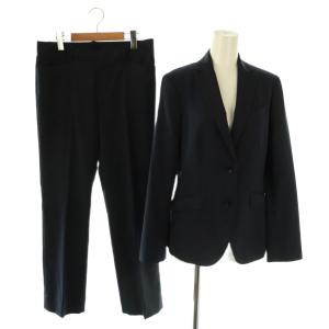 チェック柄2Bスーツセットアップ テーラードジャケット パンツ 11 ネイビー /HK OS