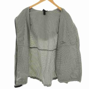 THE NORTH FACE Compact Jacket チェック ジャケット マウンテンパーカー XL 黒 ブラック 白 ホワイト