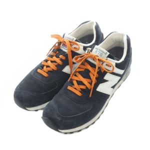 New Balance スニーカー UK9 ネイビー ホワイト オレンジ M576DNW