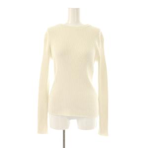 24SS ホールガーメントリブニット セーター プルオーバー F ホワイト /CX OS