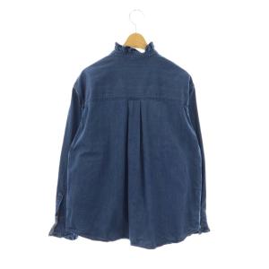 JOURNAL STANDARD relume デニムフリルブラウス シャツ 前開き F インディゴ /CX OS