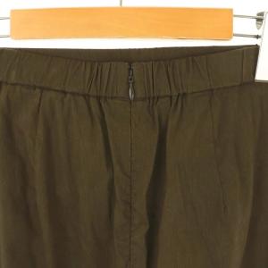 theory luxe CRISP LINEN DANAE ロングスカート タイト 36 カーキ /HK OS