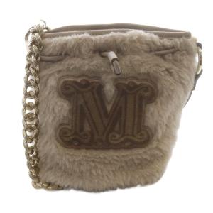 テディベア チェーンショルダーバッグ ベージュ