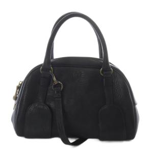 ショルダーバッグ ハンドバッグ 2way レザー 黒 ブラック /SR