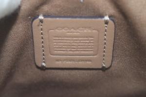 COACH ミニ ローアン サッチェル・ブロックド シグネチャー キャンバス ハンドバッグ ショルダーバッグ 2way